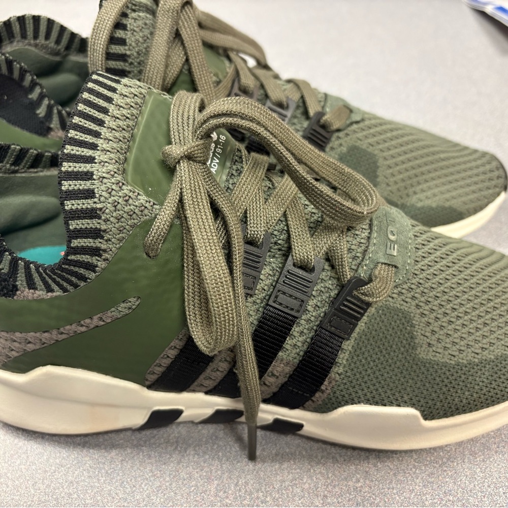 Adidas EQT Support ADV Primeknit Sneakers In Branch Green